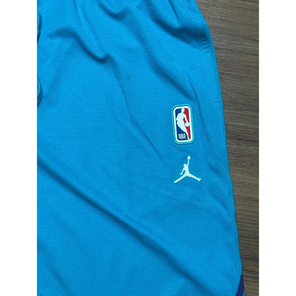 Nike Jordan Charlotte Hornets NBA Basketball Shorts Mens Teal (FB6459-415) Sz XL